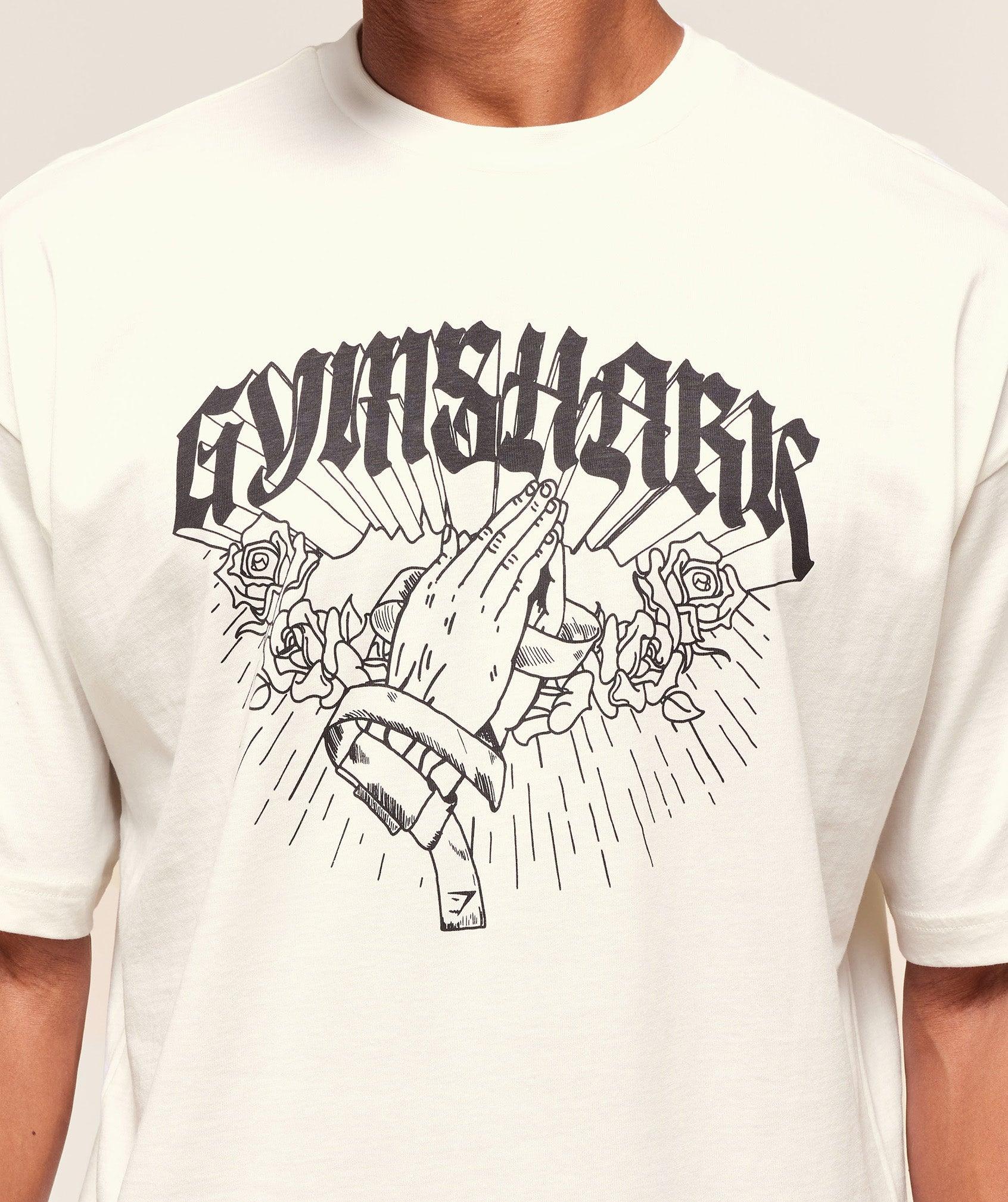 Gymshark Hispanic Heritage T-Shirt - Soft White Male Product Image
