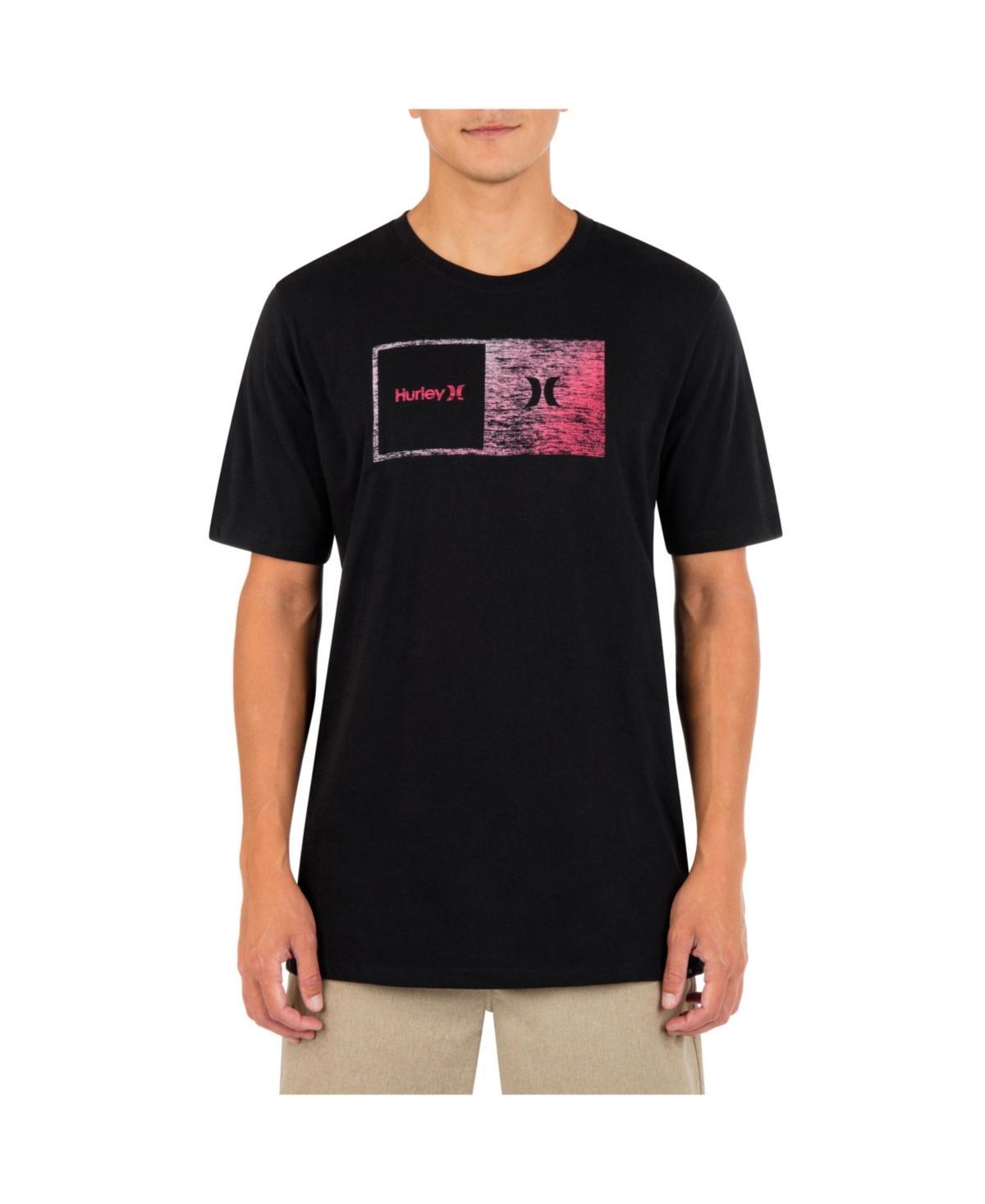 Hurley Mens Everyday Halfer Gradient Short Sleeve T-shirt Product Image