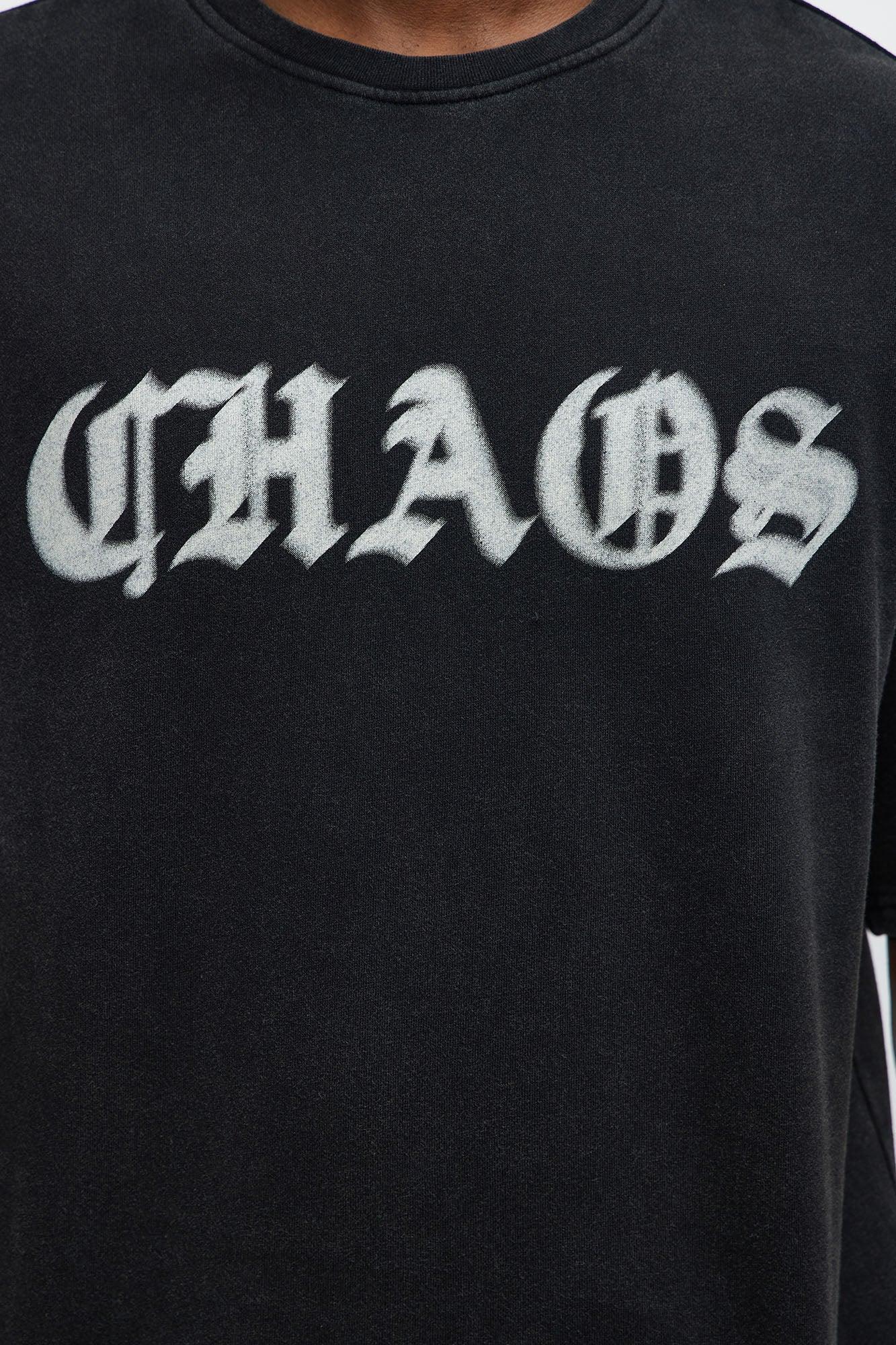 Chaos Oversized Tee - Black Product Image