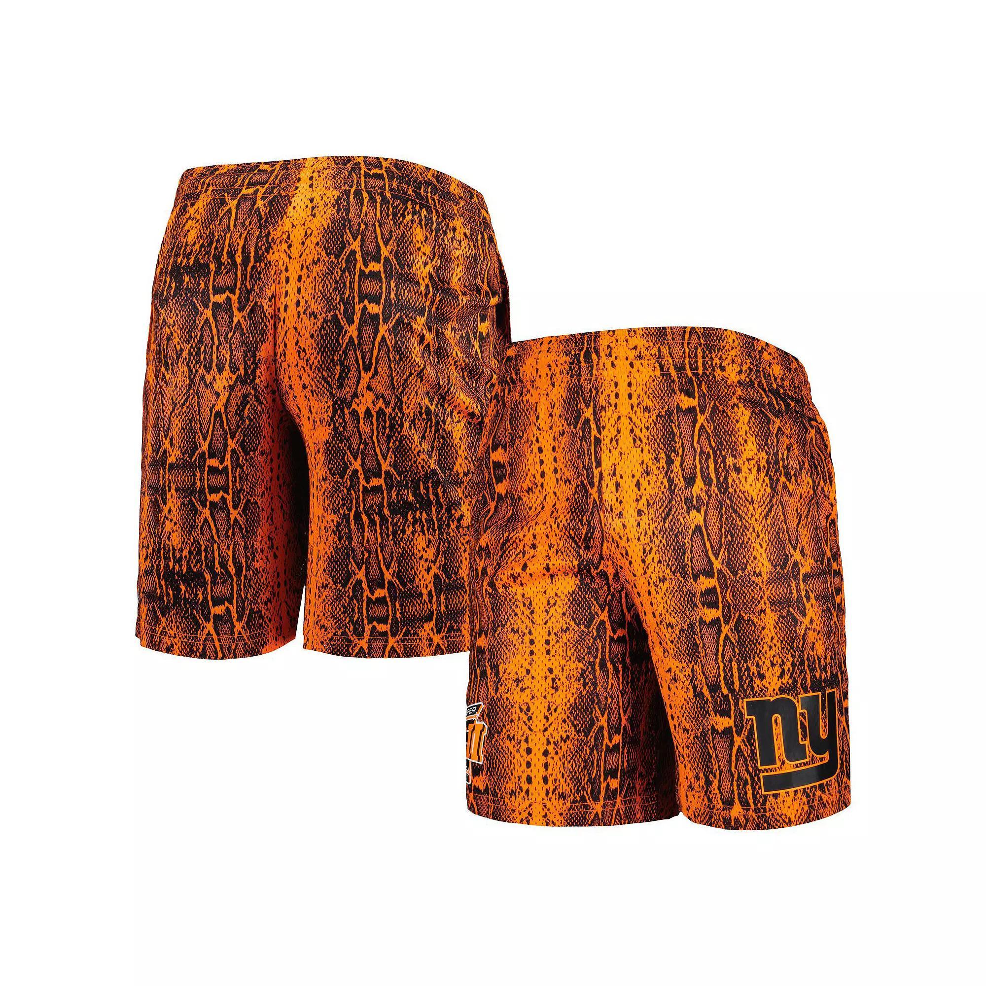Men's New Era Orange New York Giants Summer Pop Shorts, Size: Large Product Image