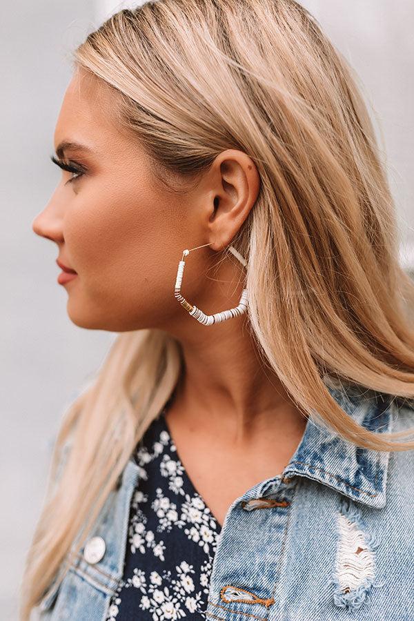 Love Island Earrings In Ivory Product Image
