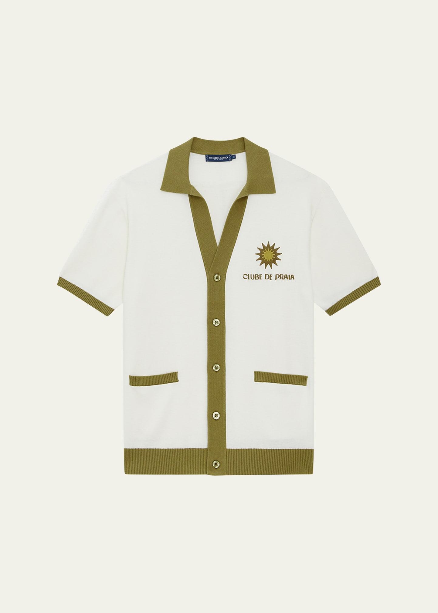 Mens Romero Embroidered Button-Down Shirt Product Image