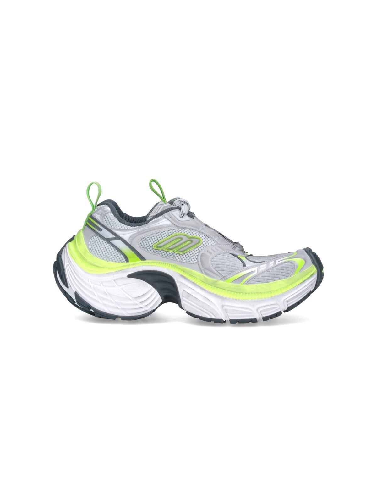 BALENCIAGA Multicolor Mesh And Rubber 6xl Sneakers In Multicolour Product Image