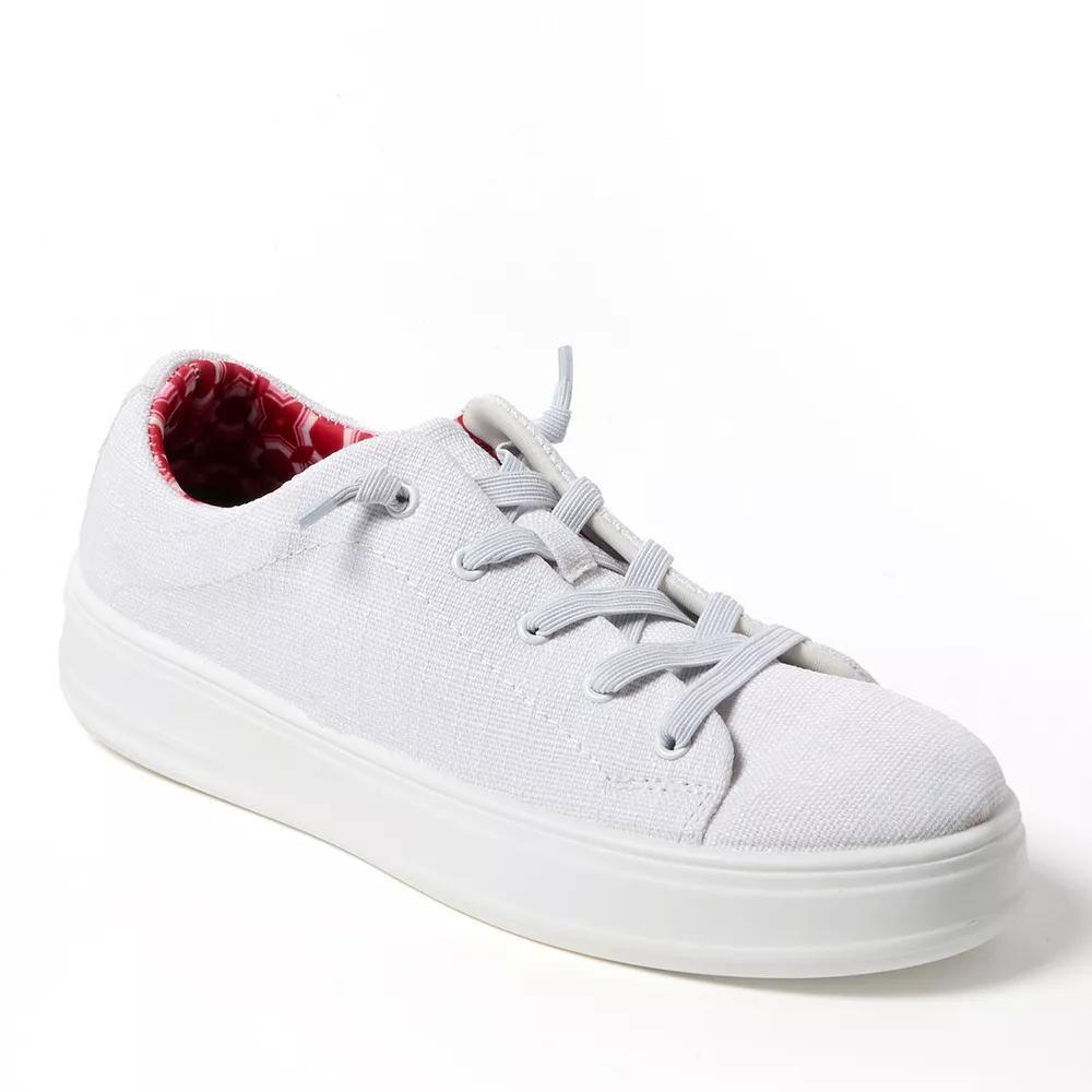 Original Comfort by Dearfoams Mabel Woven Lace-Up Womens Shoes Product Image
