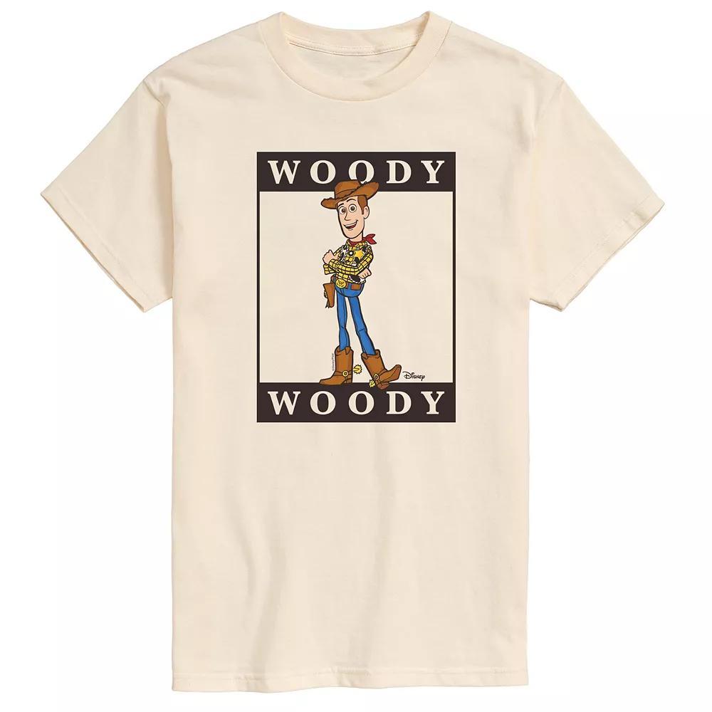 Disney / Pixar's Toy Story 4 Men's Woody Graphic Tee, Size: Medium, Ivory Product Image