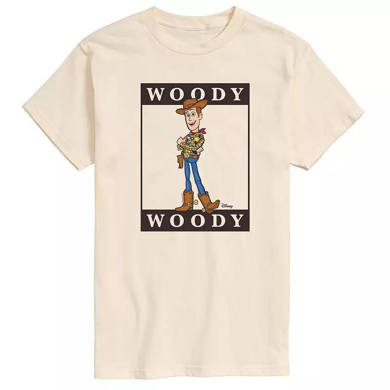 Disney / Pixar's Toy Story 4 Men's Woody Graphic Tee, Size: Medium, Ivory Product Image