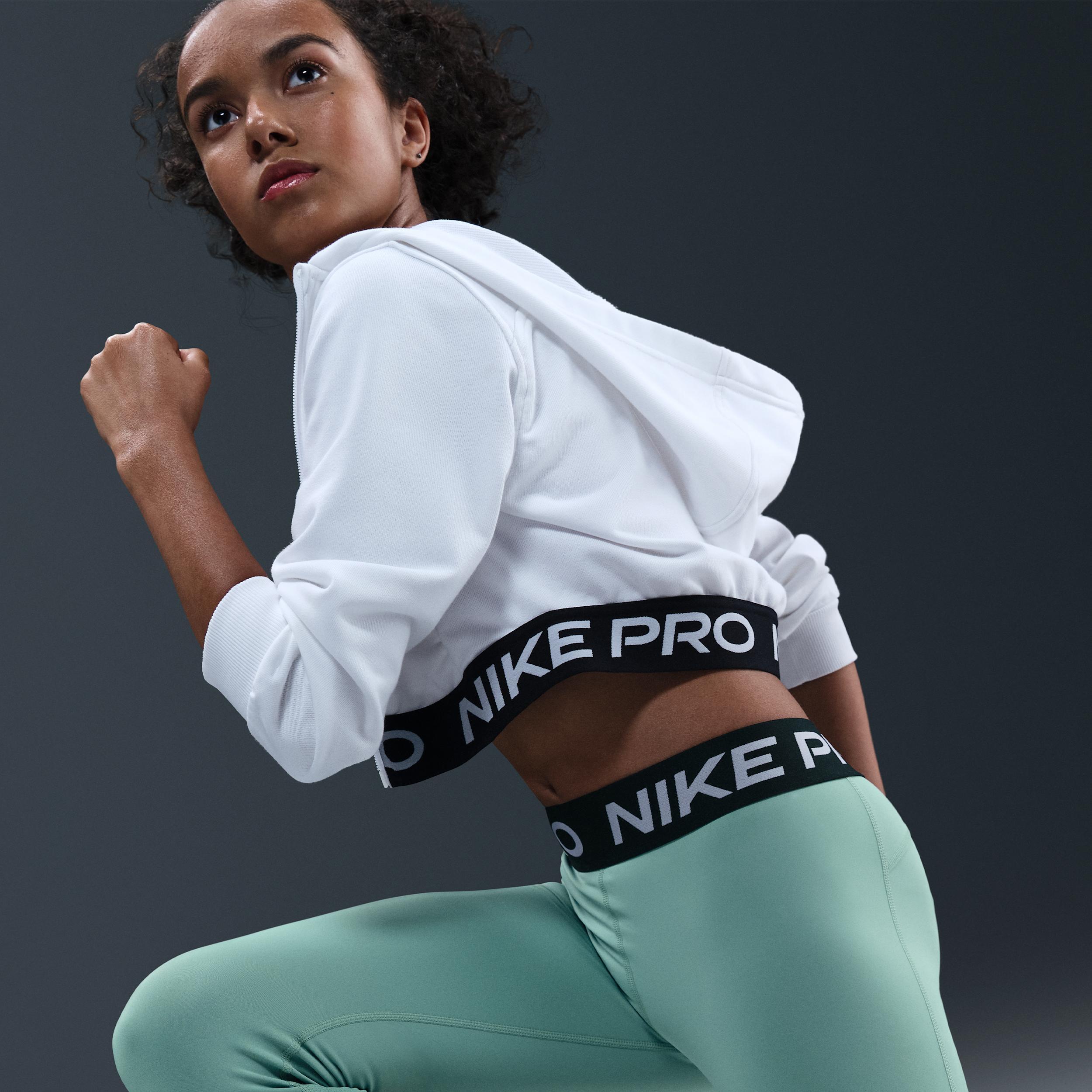 Women's Nike Pro Girls' Mid-Rise Leggings Product Image
