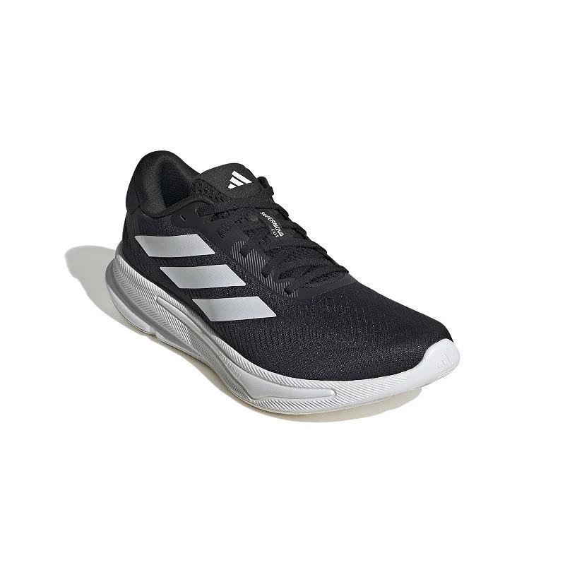 adidas Supernova Ease Men's Running Shoes, Size: 7.5, Black White Grey Product Image