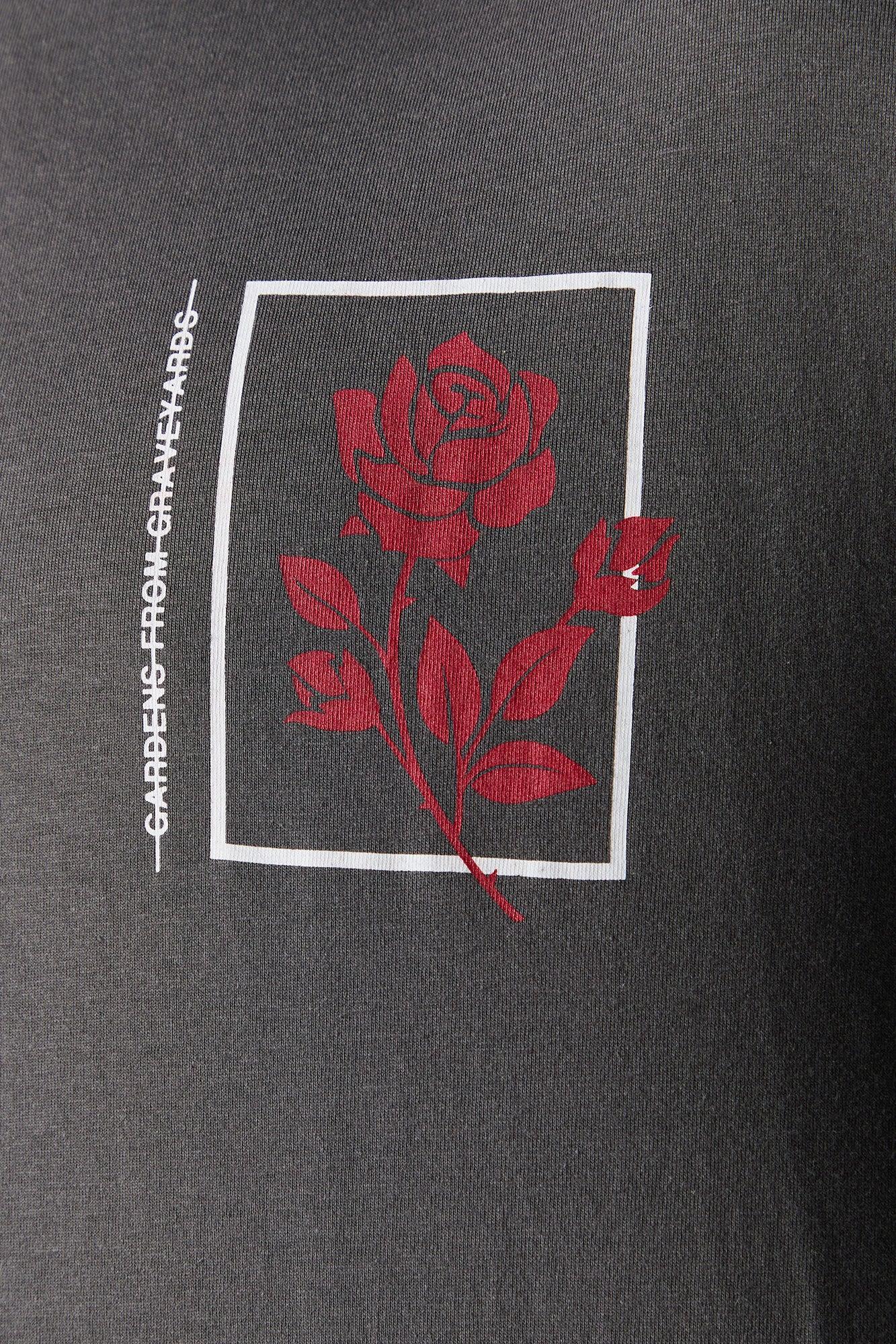 Gardens from Graveyards Graphic Long Sleeve Top Male Product Image