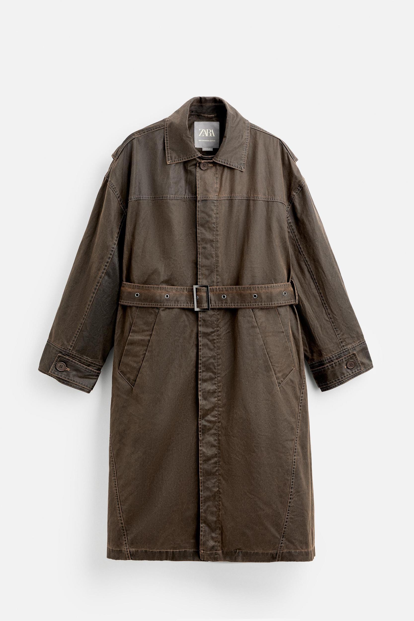 WAXED FINISH WASHED COAT Product Image
