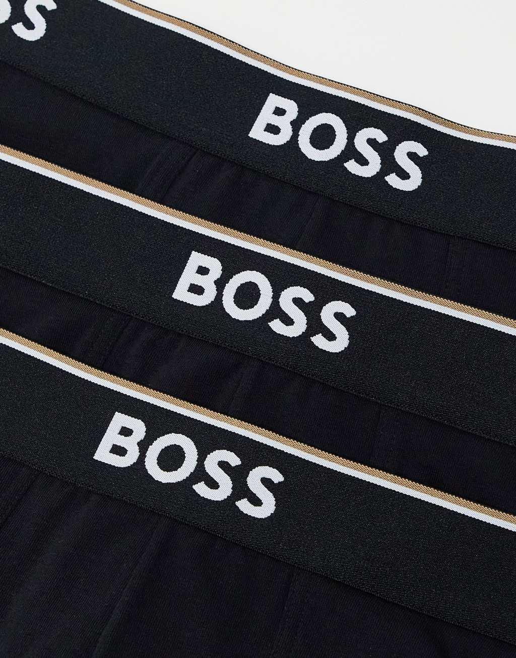 BOSS Bodywear 3 pack of trunks in black Product Image