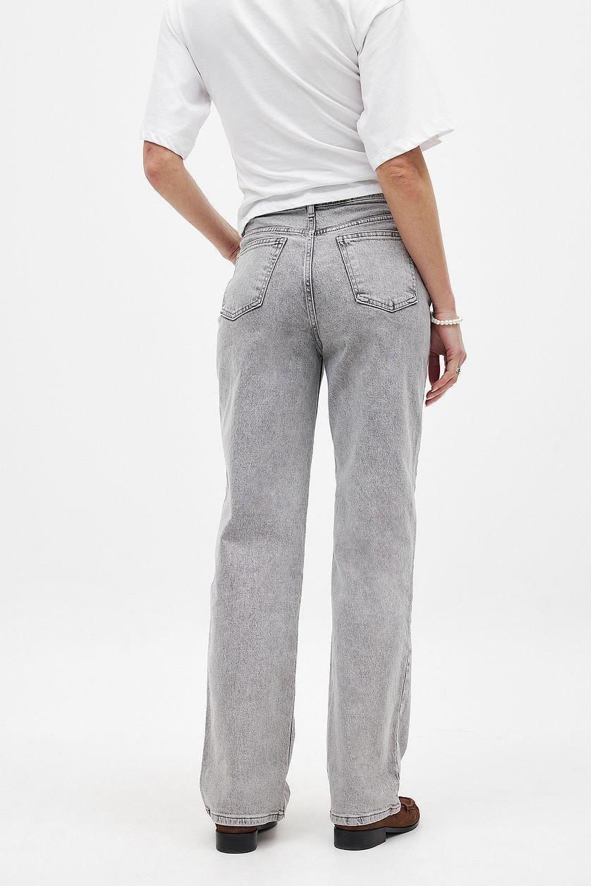 Straight High Waist Jeans Product Image