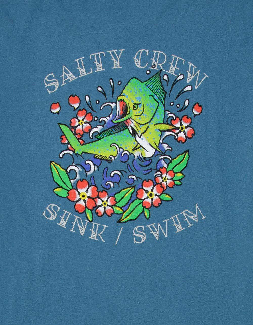 SALTY CREW Hopper Vintage Mens Tee - SLATE Product Image