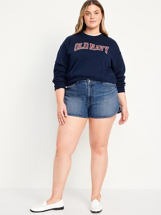 High-Waisted OG Jean Shorts -- 3-inch inseam Product Image