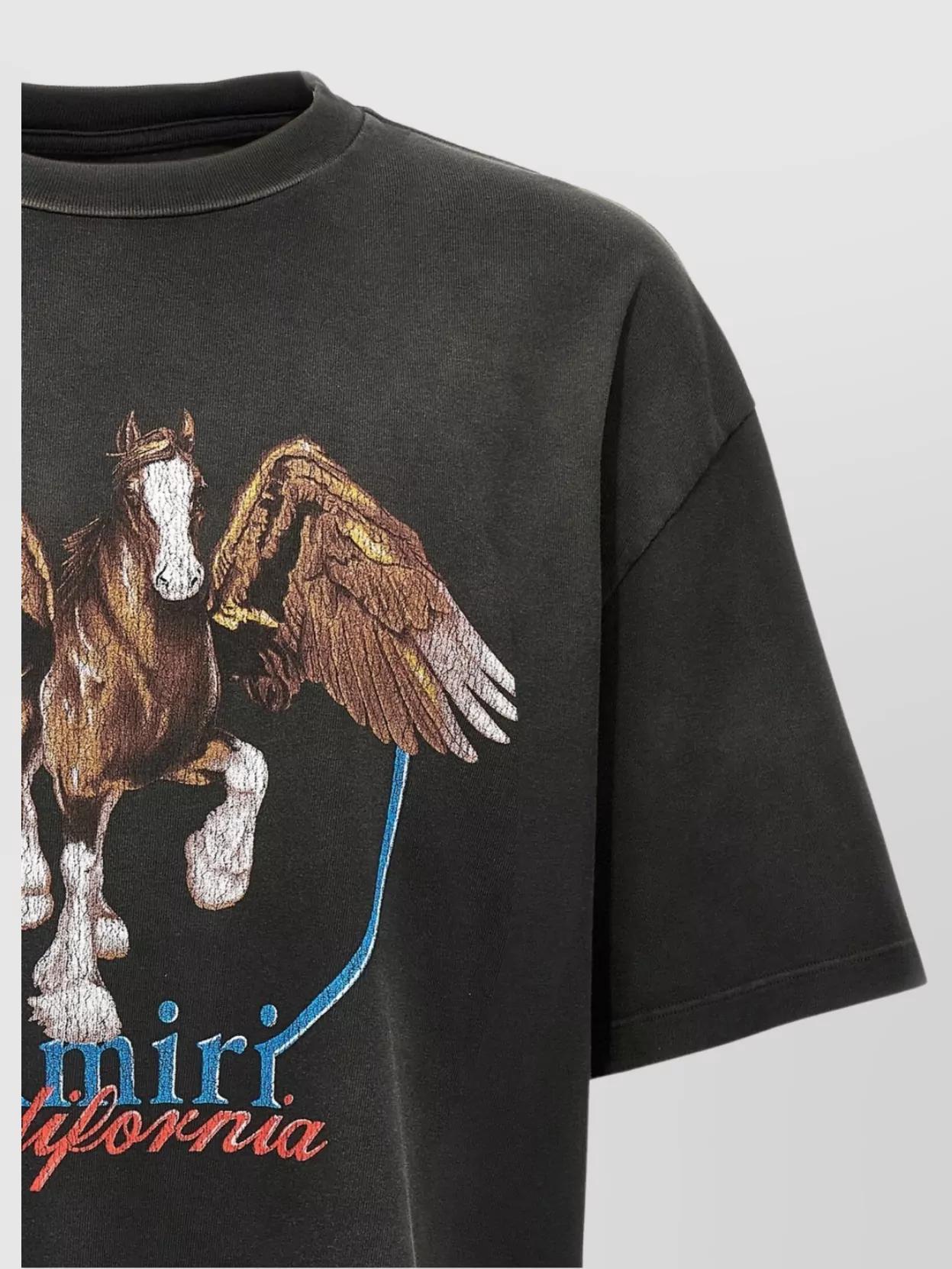 AMIRI Men's Vintage Wash Pegasus T-shirt T-shirt In Black Product Image