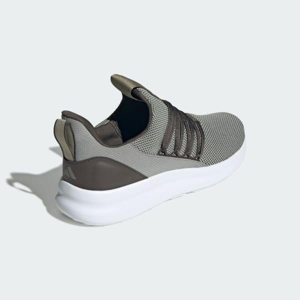 adidas Lite Racer Adapt 7.0 Men's Running Shoes, White Black Product Image