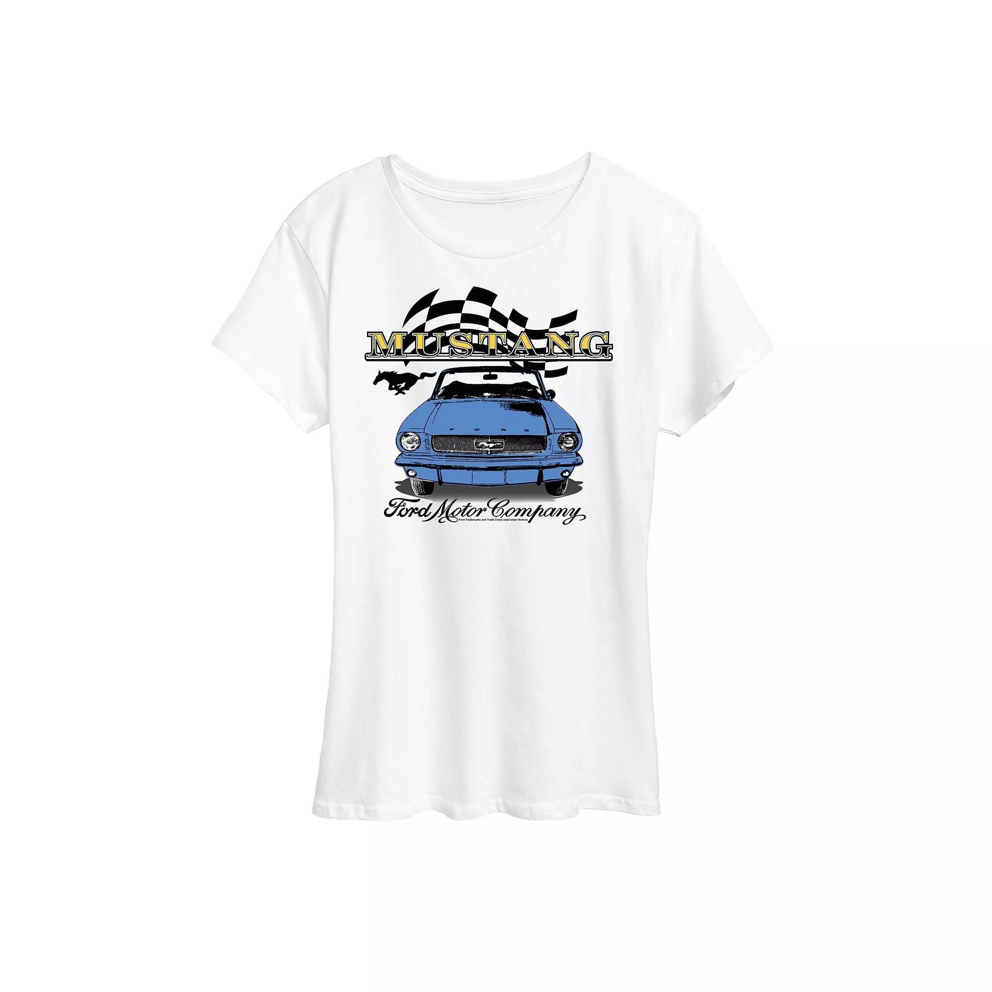 Womens Ford Vintage Mustang Graphic Tee Product Image