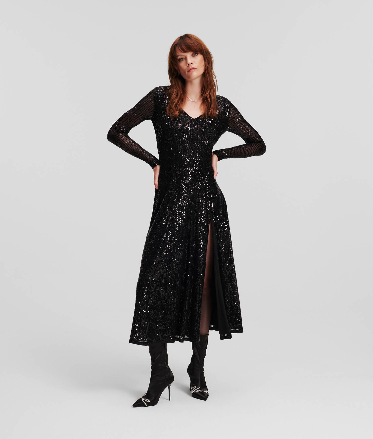 SEQUIN MAXI DRESS Product Image