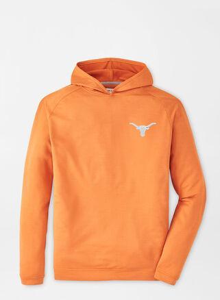 Peter Millar Mens Texas Pine Performance Hoodie | Color: Rust | Size: M Product Image