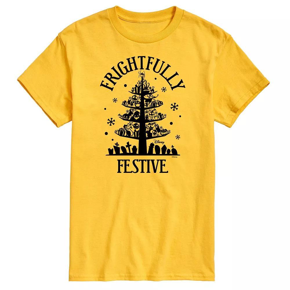 Mens Nightmare Before Christmas Frightfully Festive Tee Product Image