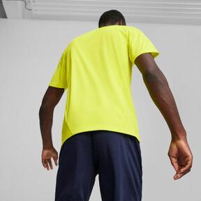 PUMA teamFINAL Men's Soccer Training Jersey in Electric Lime/Silver Product Image