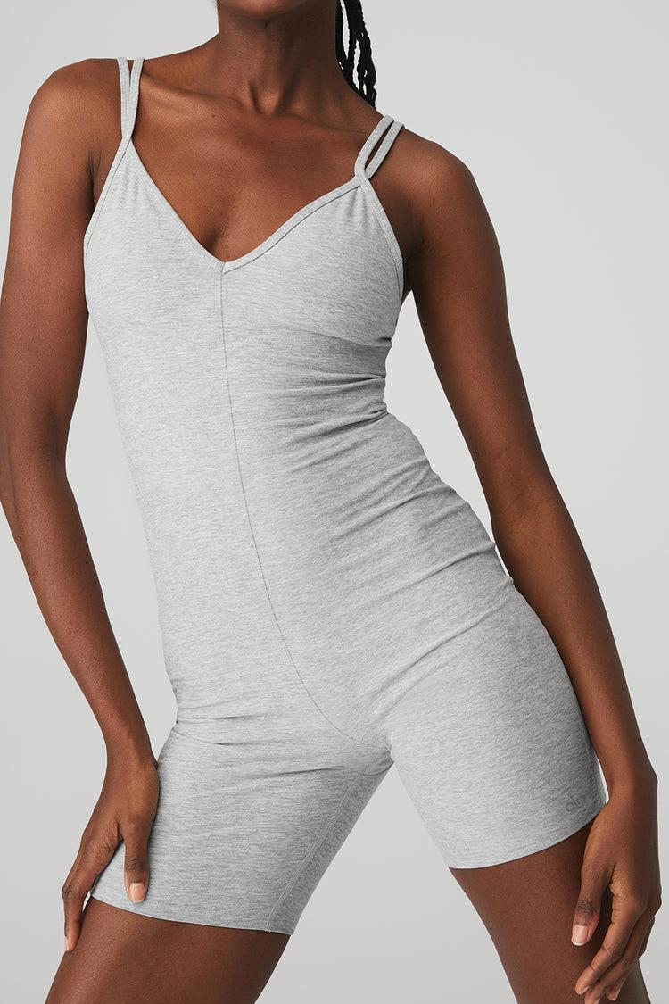 Alosoft Suns Out Onesie - Athletic Heather Grey Product Image