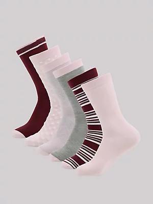 Women's 6-Pack Assorted Crew Socks | Women's Accessories | Lee® Product Image