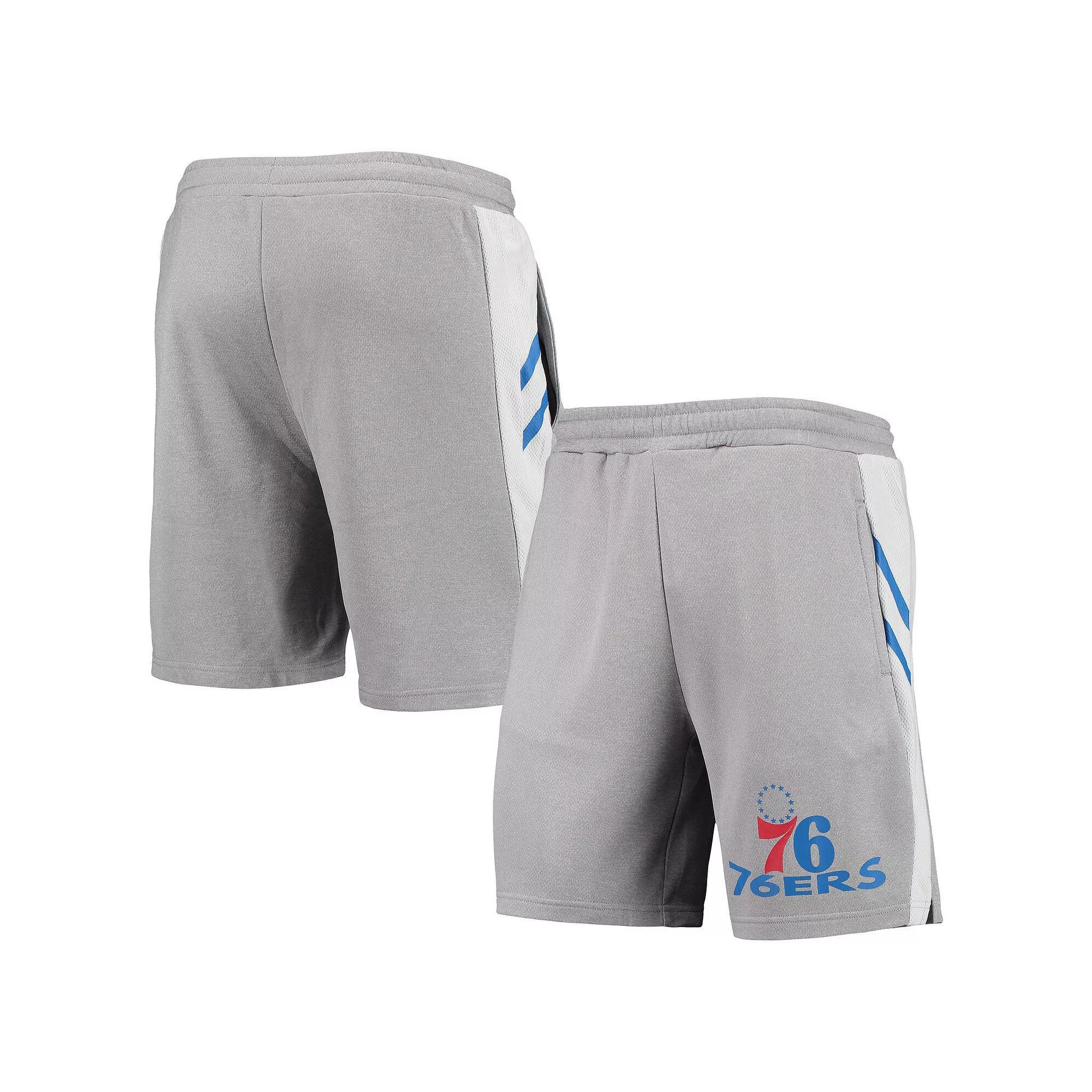Men's Concepts Sport Gray Philadelphia 76ers Stature Shorts, Size: Large, 76r Grey Product Image