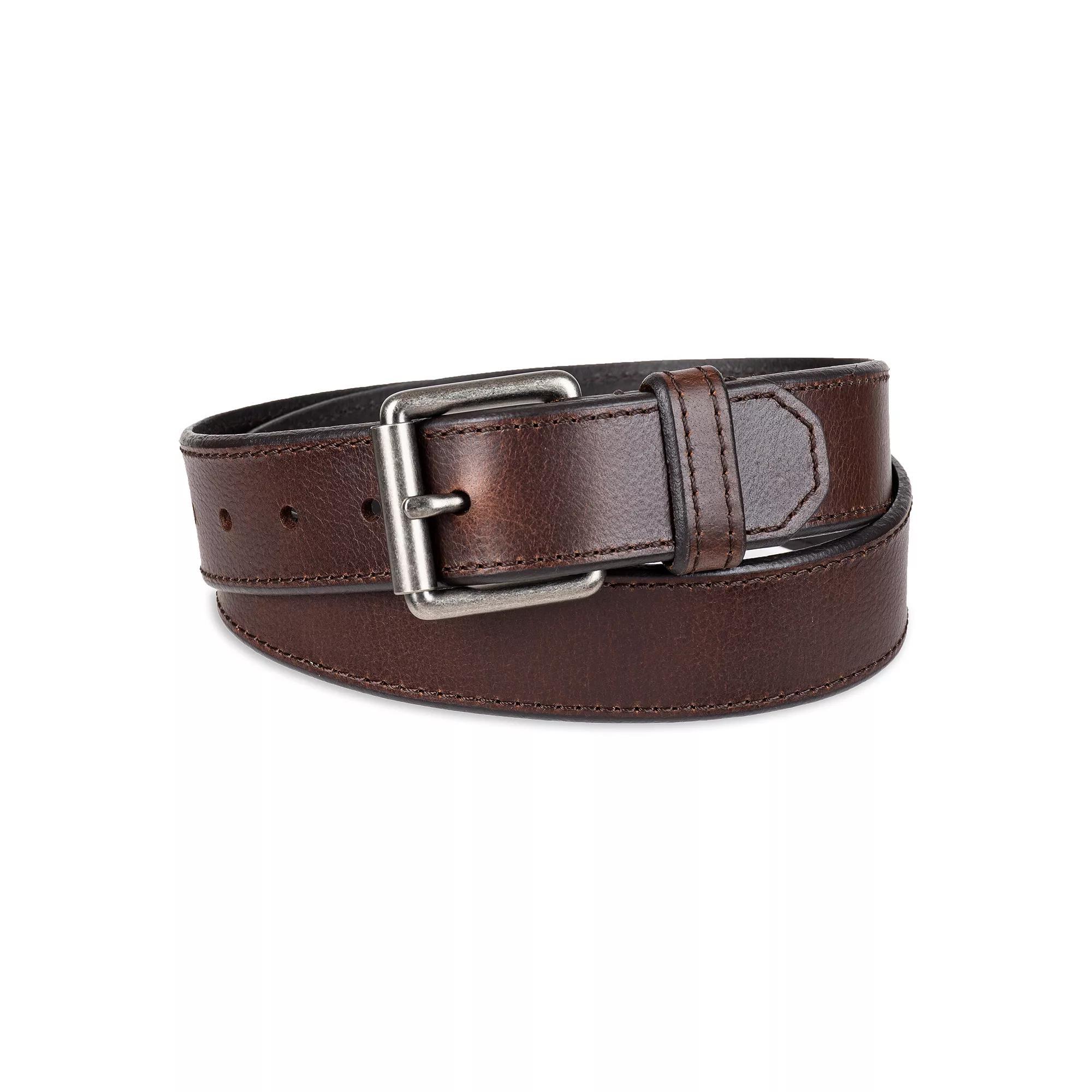 Mens Levis Leather Belt with Roller Bar Buckle Product Image