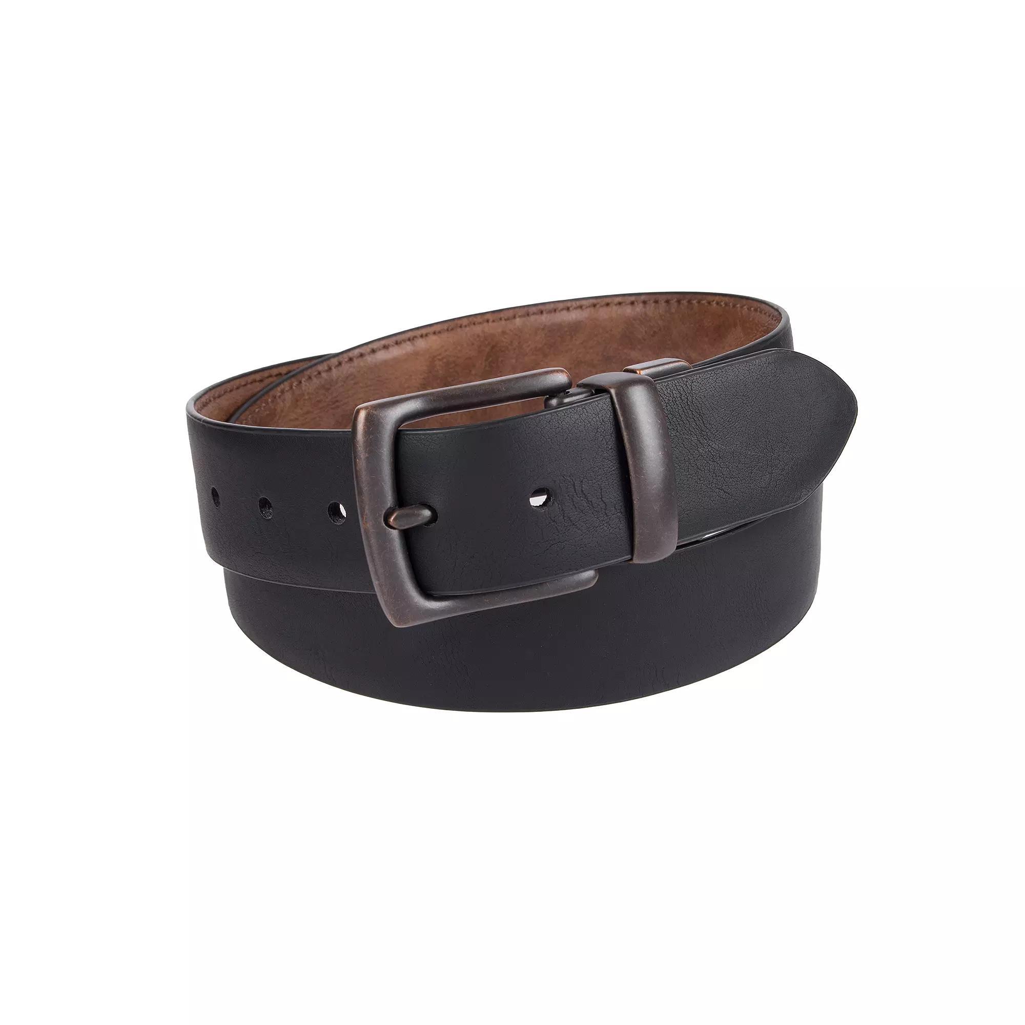 Mens Sonoma Goods For Life Reversible Bronze Buckle Belt Product Image