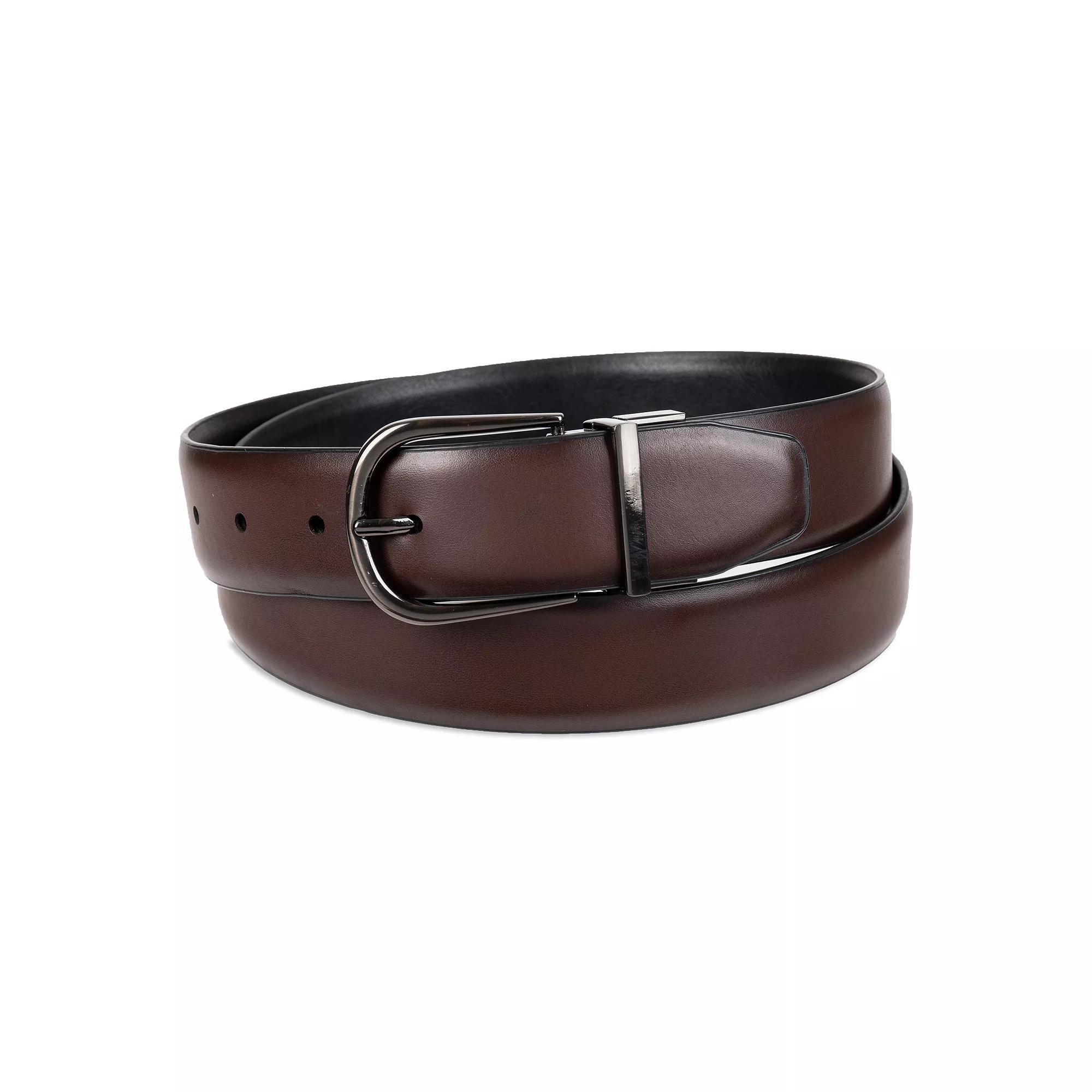 Mens Dockers Stretch Two-In-One Feather Edge Reversible Belt Product Image