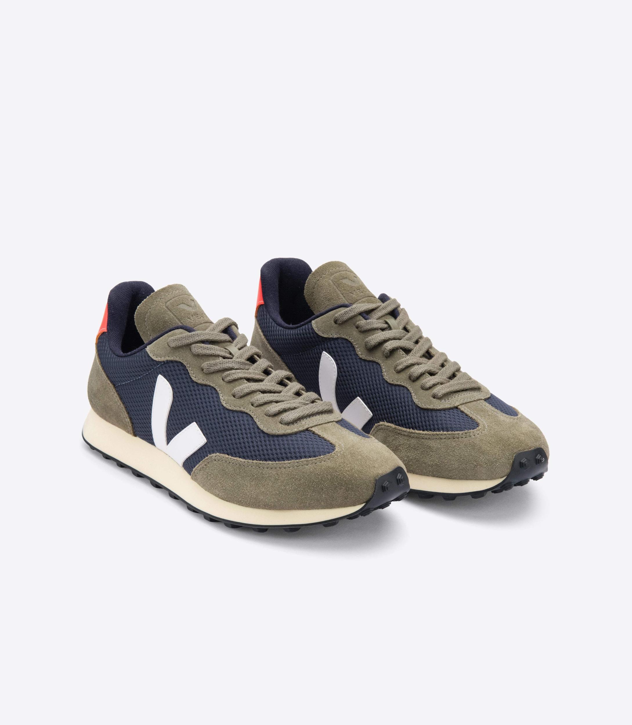 VEJA Men's Rio Branco - Nautico White Orange Fluo Male Product Image