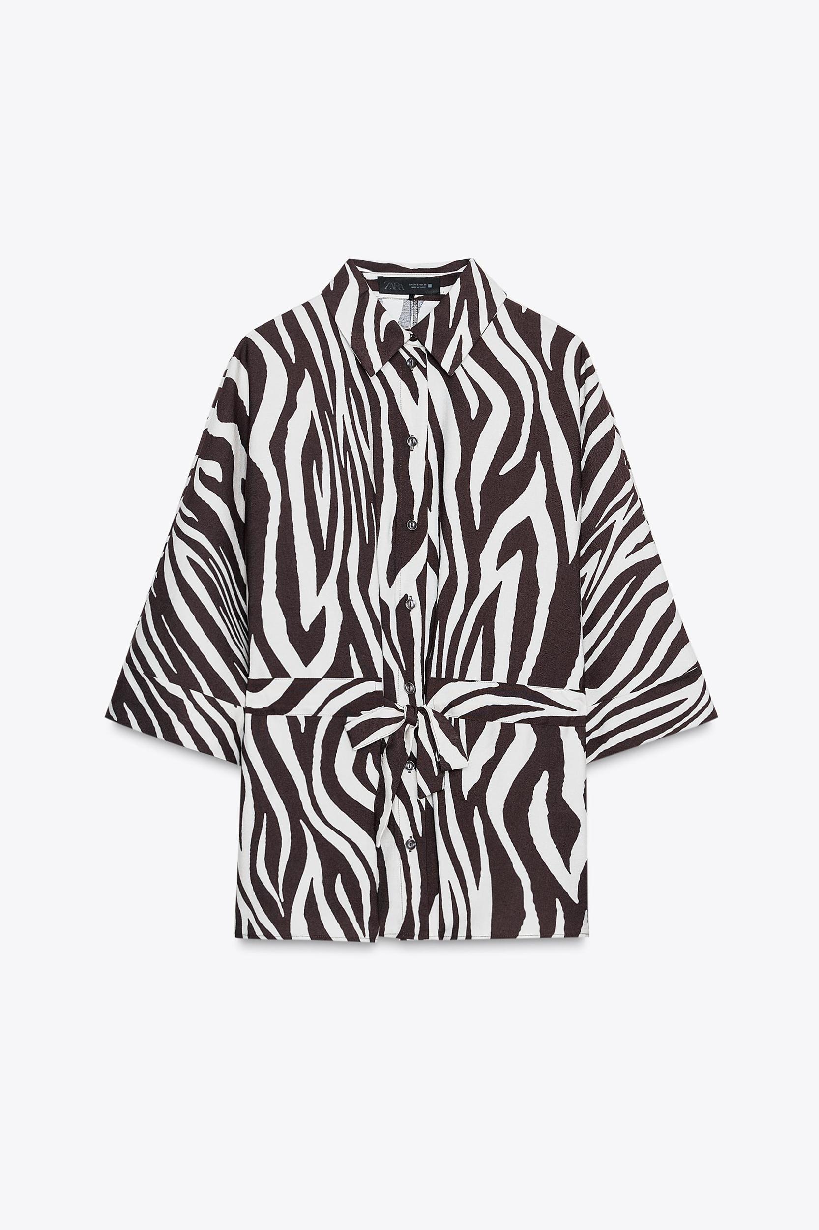 ANIMAL PRINT SAFARI SHIRT Product Image