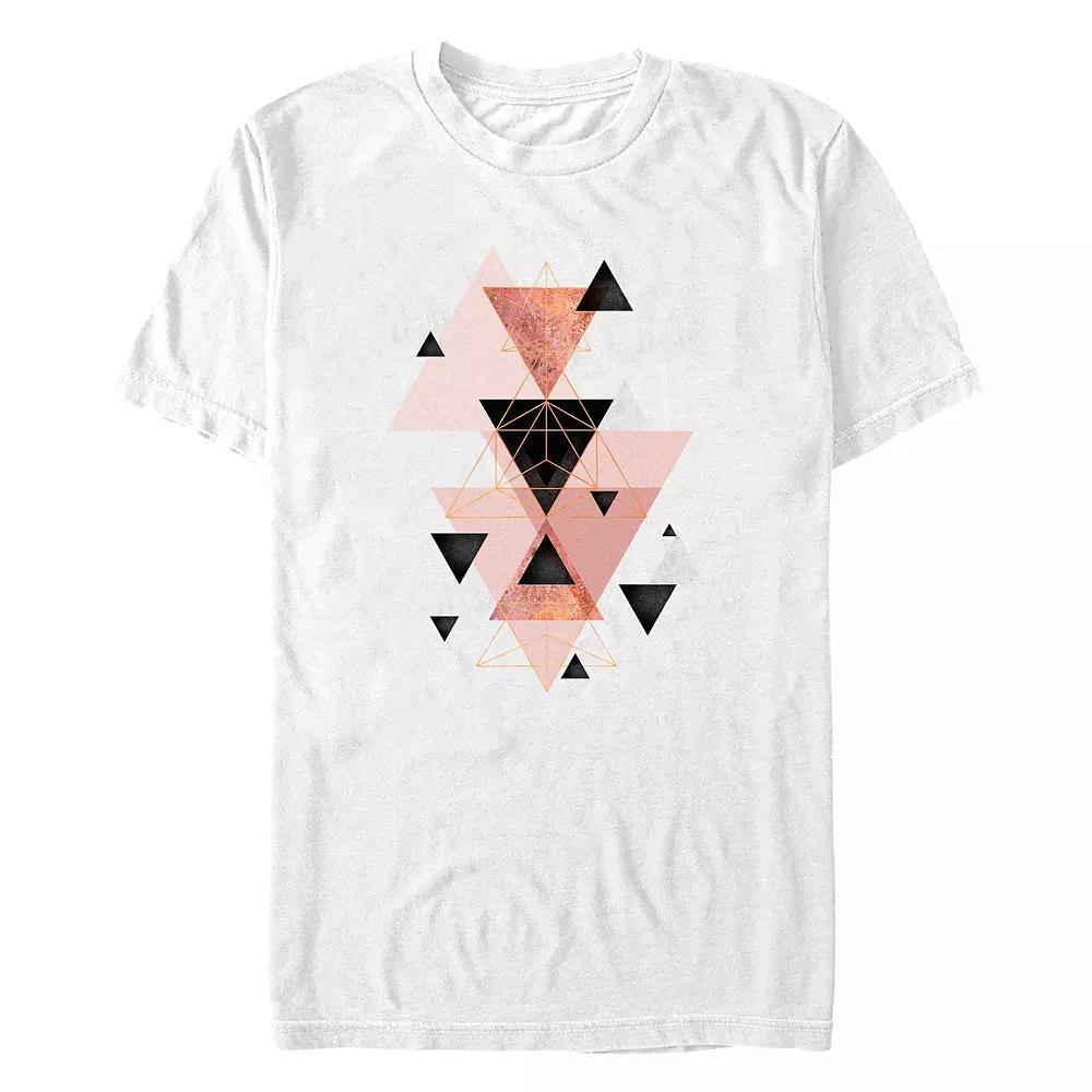 Big & Tall Geometric Shapes Graphic Tee, Mens Product Image