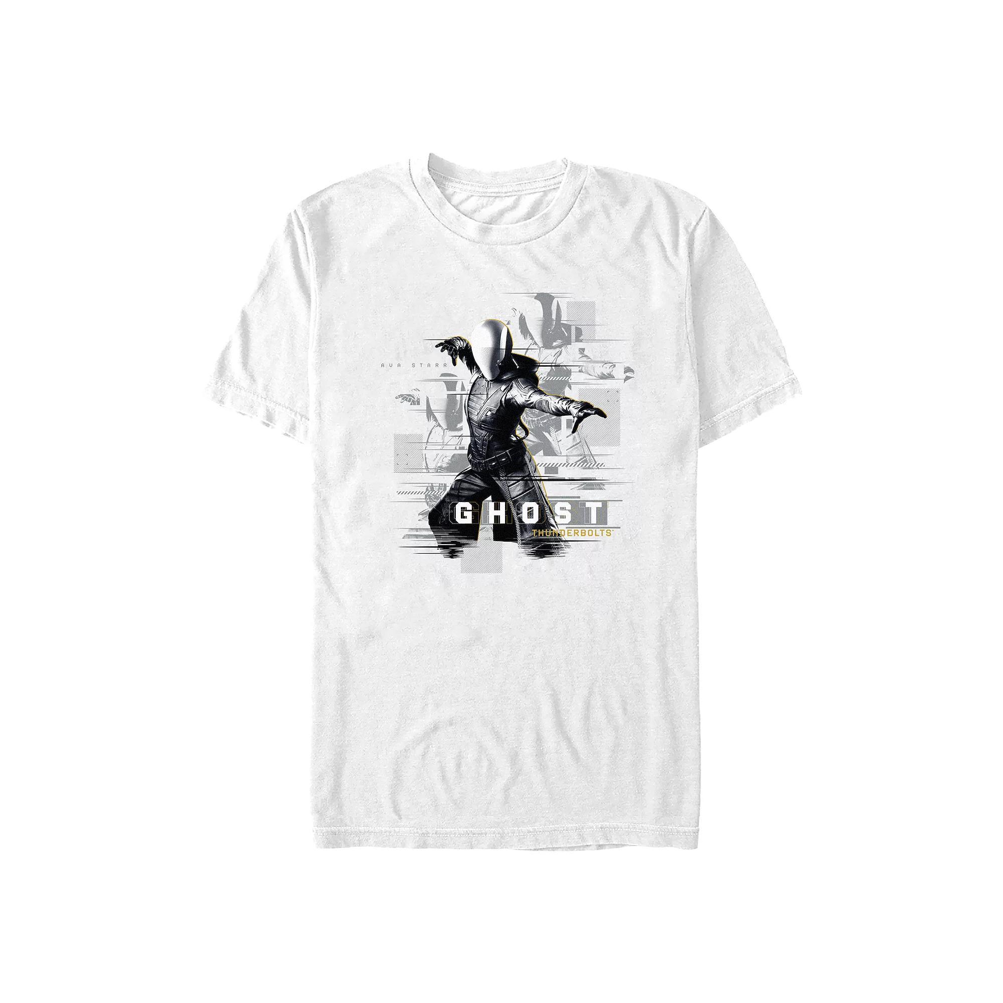 Big & Tall Marvel Thunderbolts Ghost Poster Graphic Tee, Men's, Size: 5XL, White Product Image