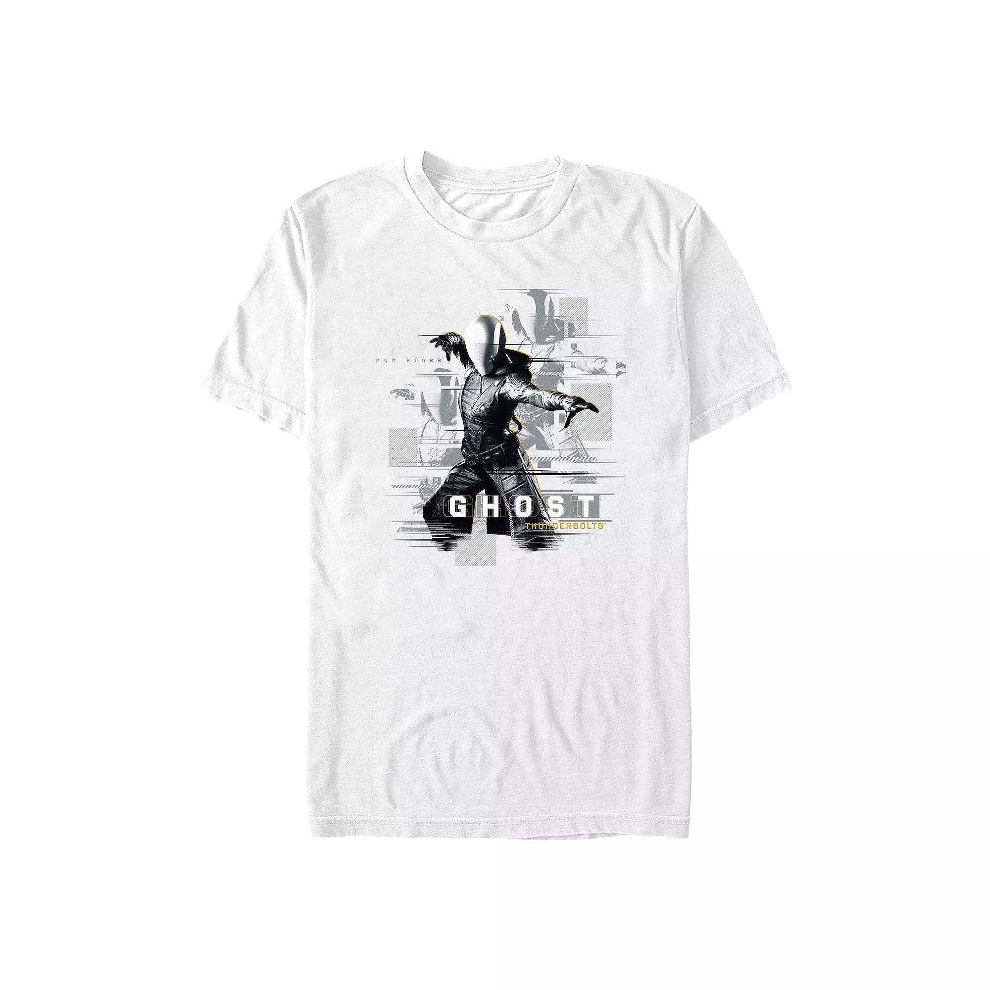Big & Tall Marvel Thunderbolts Ghost Poster Graphic Tee, Men's, Size: 5XL, White Product Image