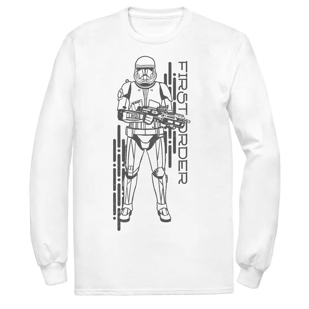 Men's Star Wars The Rise of Skywalker First Order Sith Tee, Size: Large, White Product Image