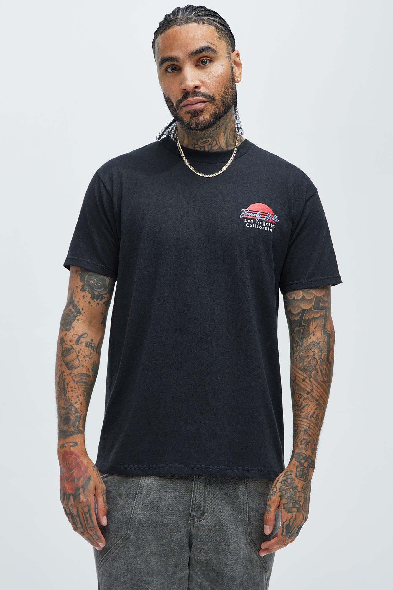 Beverly Hills Tiger Short Sleeve Tee - Black Product Image