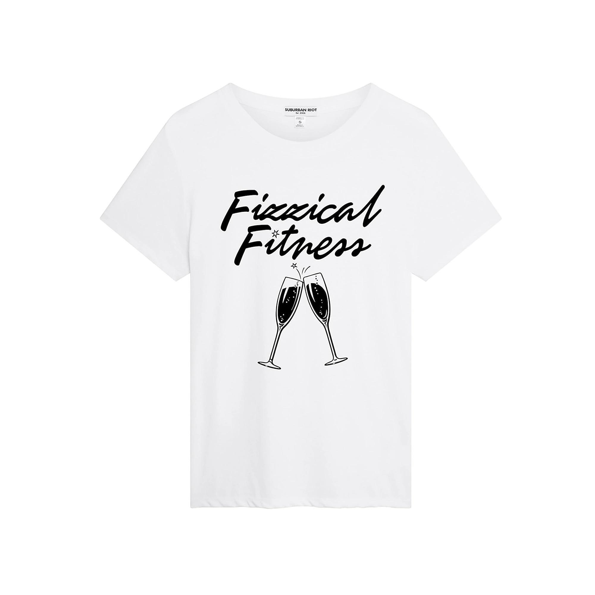 Womens Suburban Riot Fizzical Fitness Loose Graphic Tee, Girls Product Image