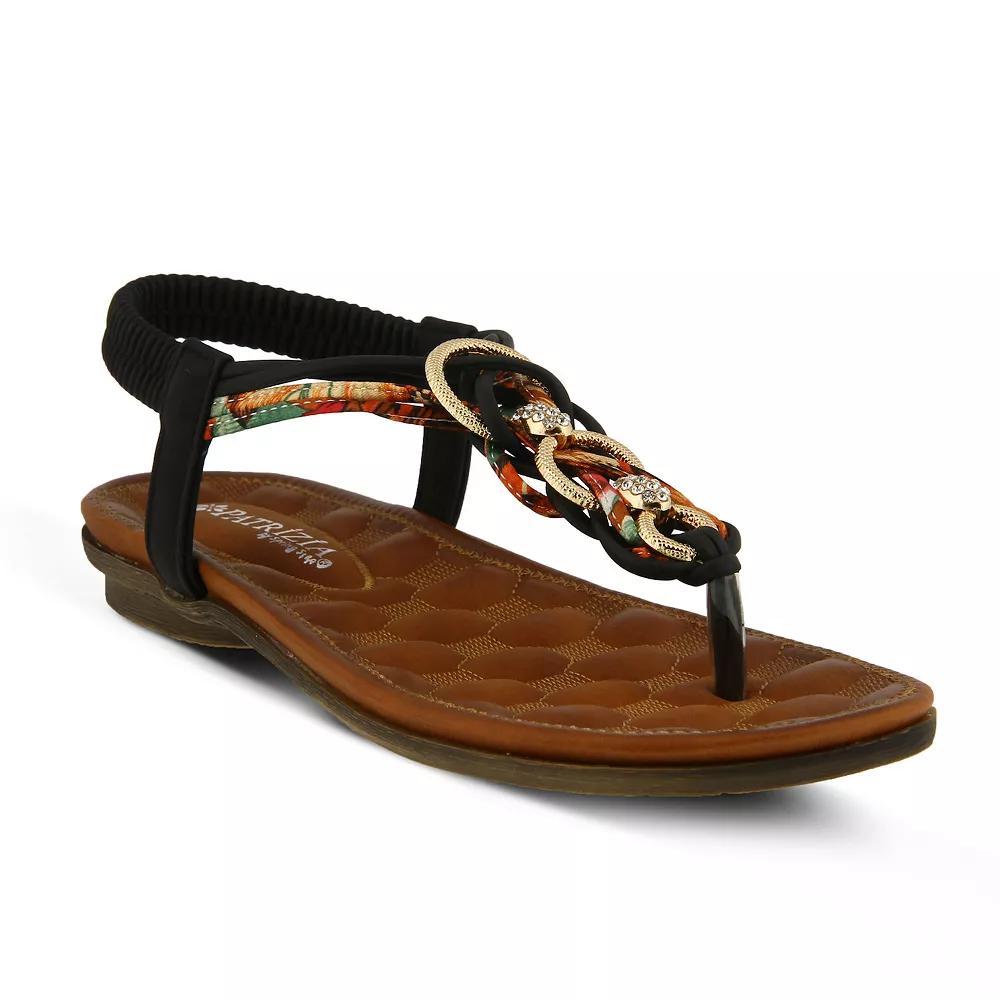 Patrizia Gadelina Women's T-Strap Sandals, Size: 39, Blue Team Product Image