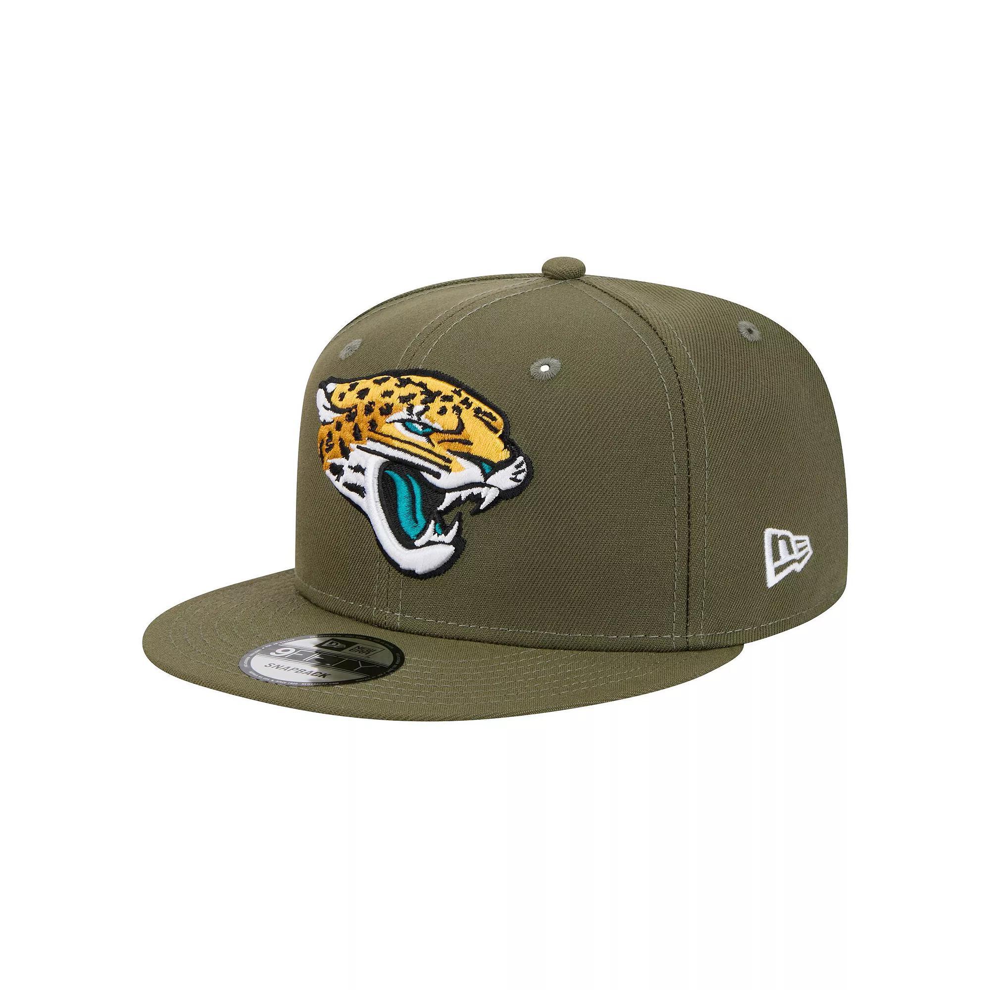 Men's New Era  Olive Jacksonville Jaguars Main 9FIFTY Snapback Hat, Team Product Image