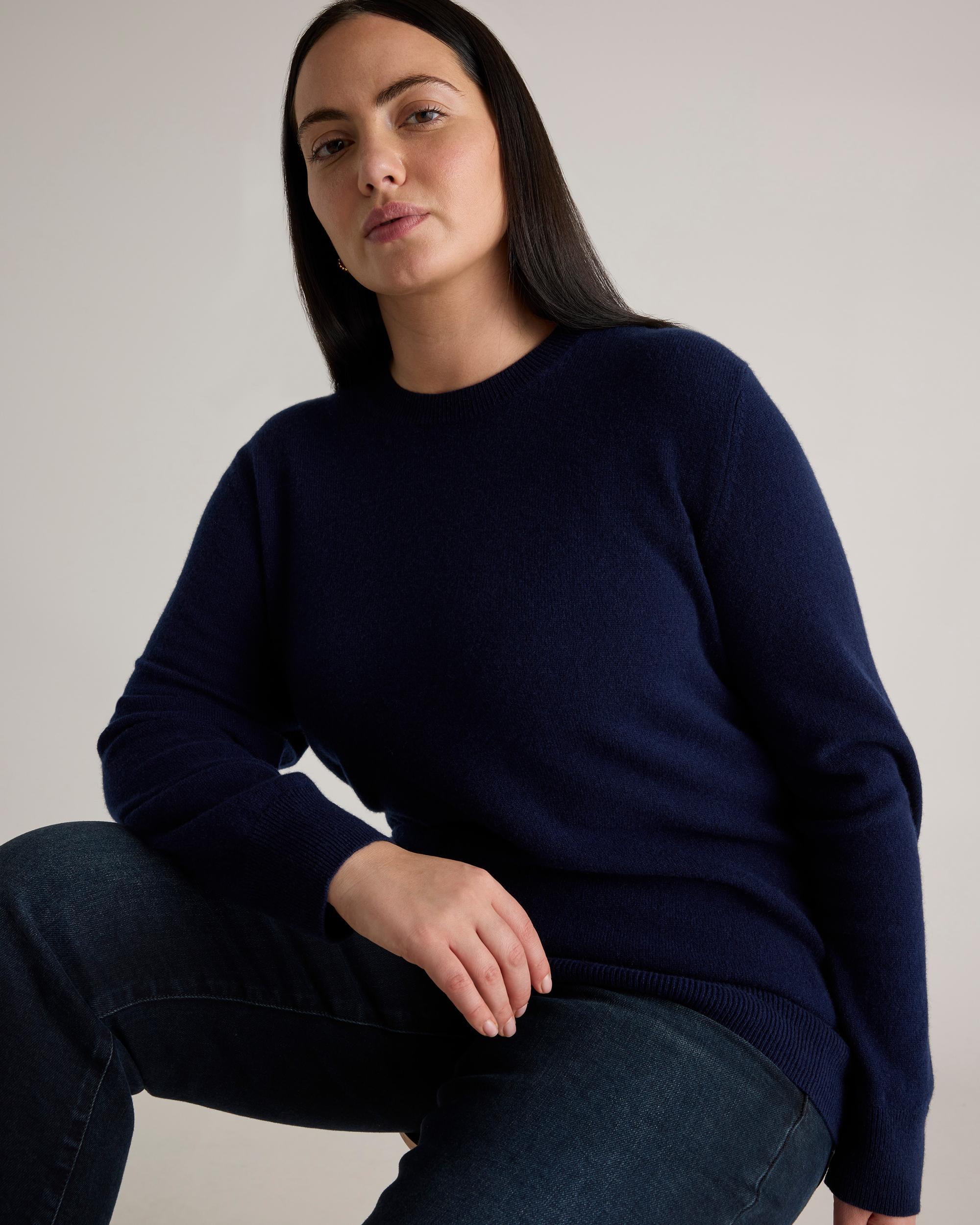Quince | Women's Mongolian Cashmere Crewneck Sweater Product Image