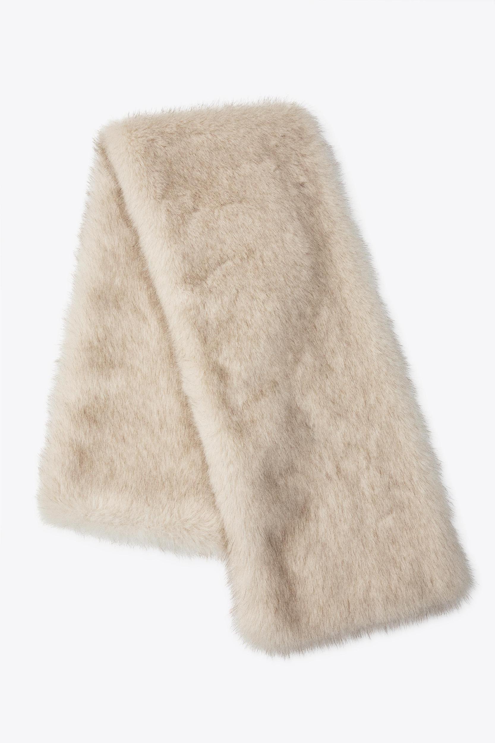 BASIC FAUX FUR SCARF Product Image