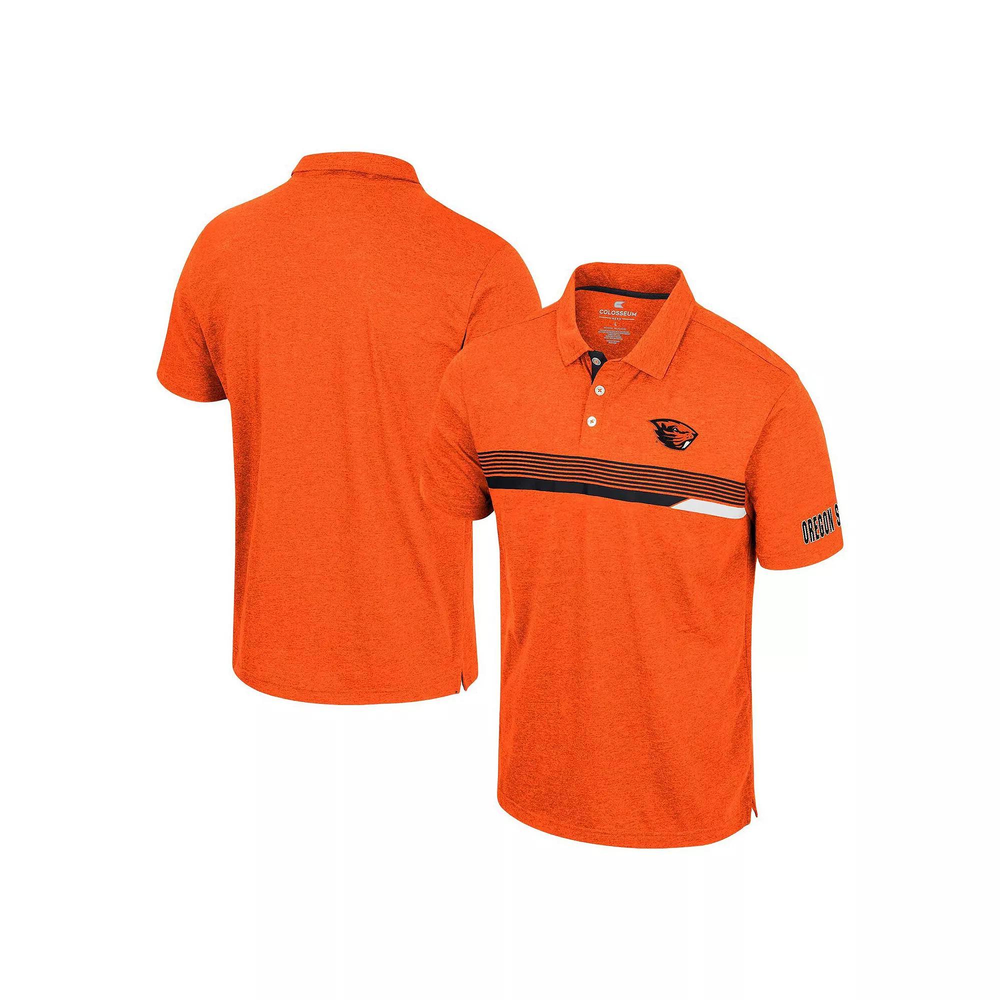 Men's Colosseum  Orange Oregon State Beavers No Problemo Polo, Size: XL Product Image