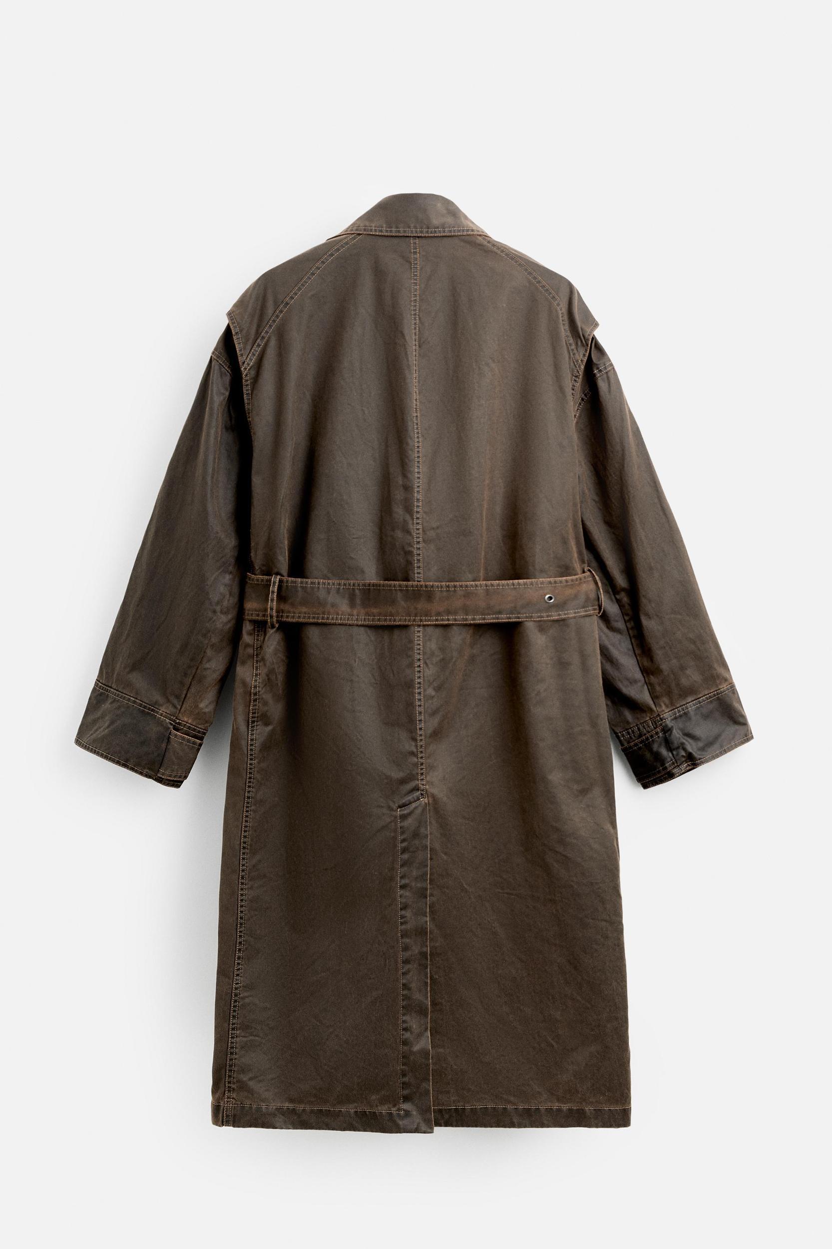 WAXED FINISH WASHED COAT Product Image
