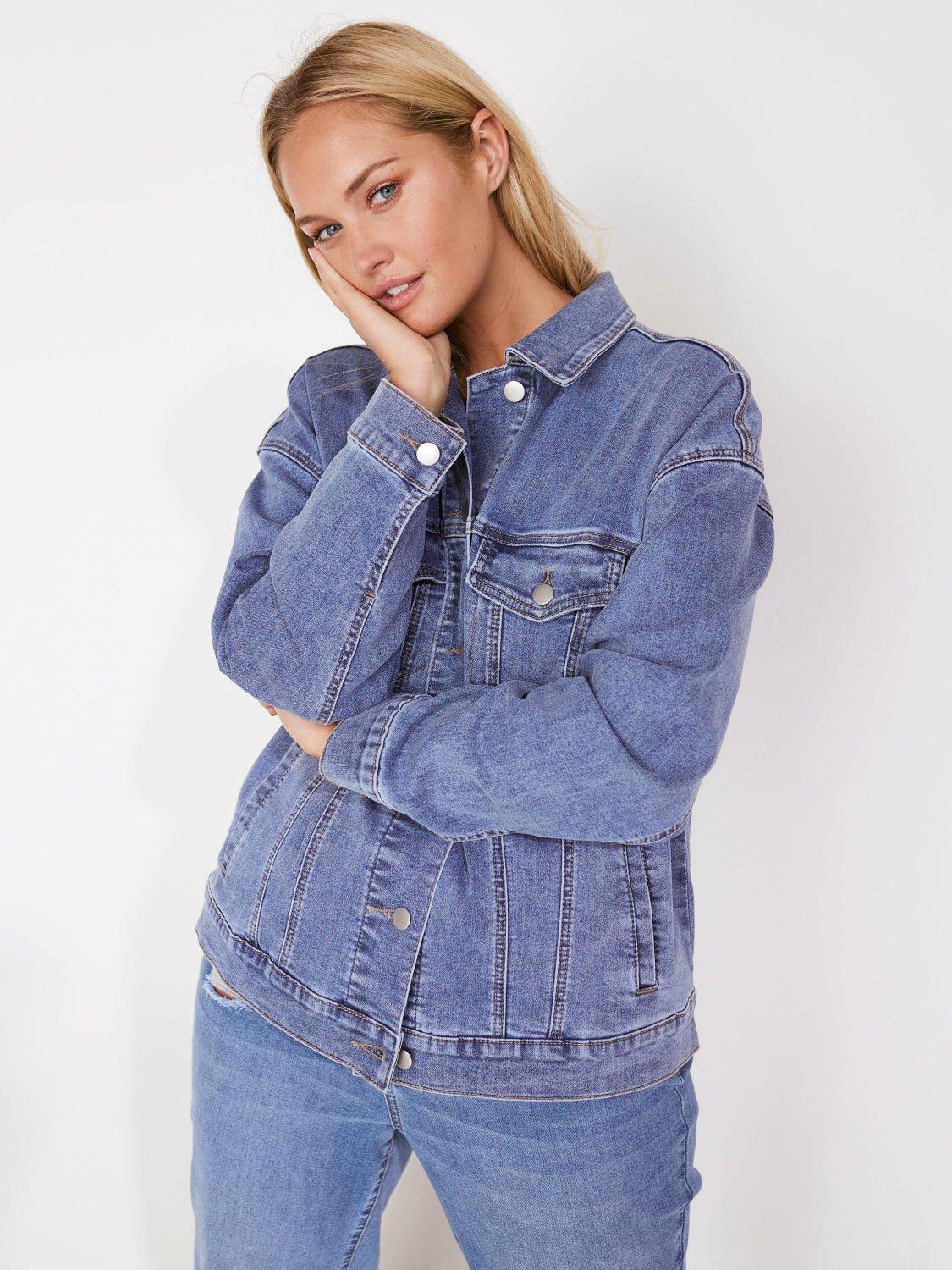 Westport Trucker Denim Jacket - Plus Product Image