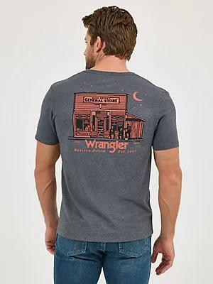 Men's Wrangler Back Graphic T-Shirt in Jet Product Image