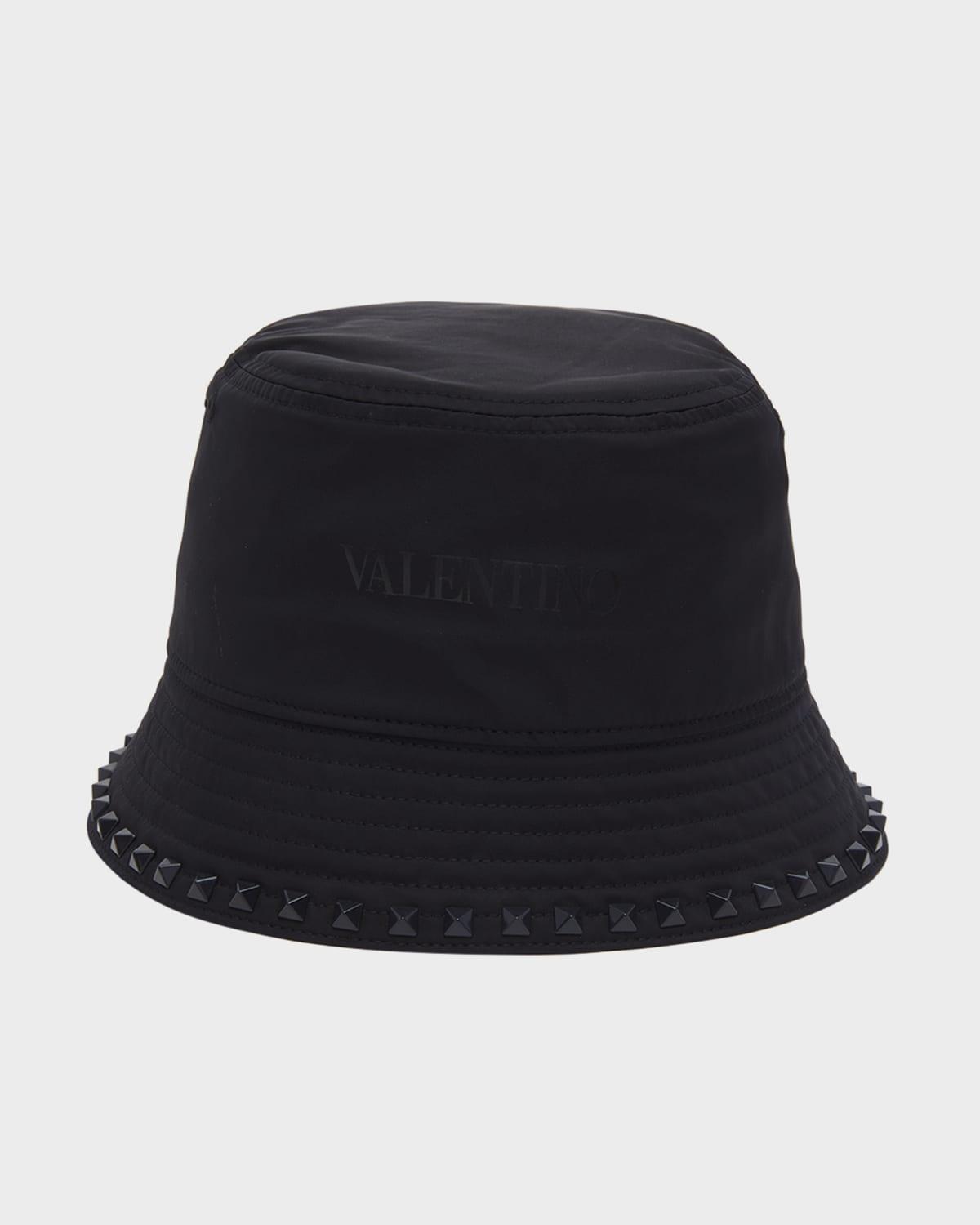 Mens Tonal Rockstud Logo Bucket Hat Product Image