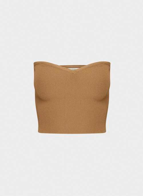 sculpt knit sweetheart tube top Product Image
