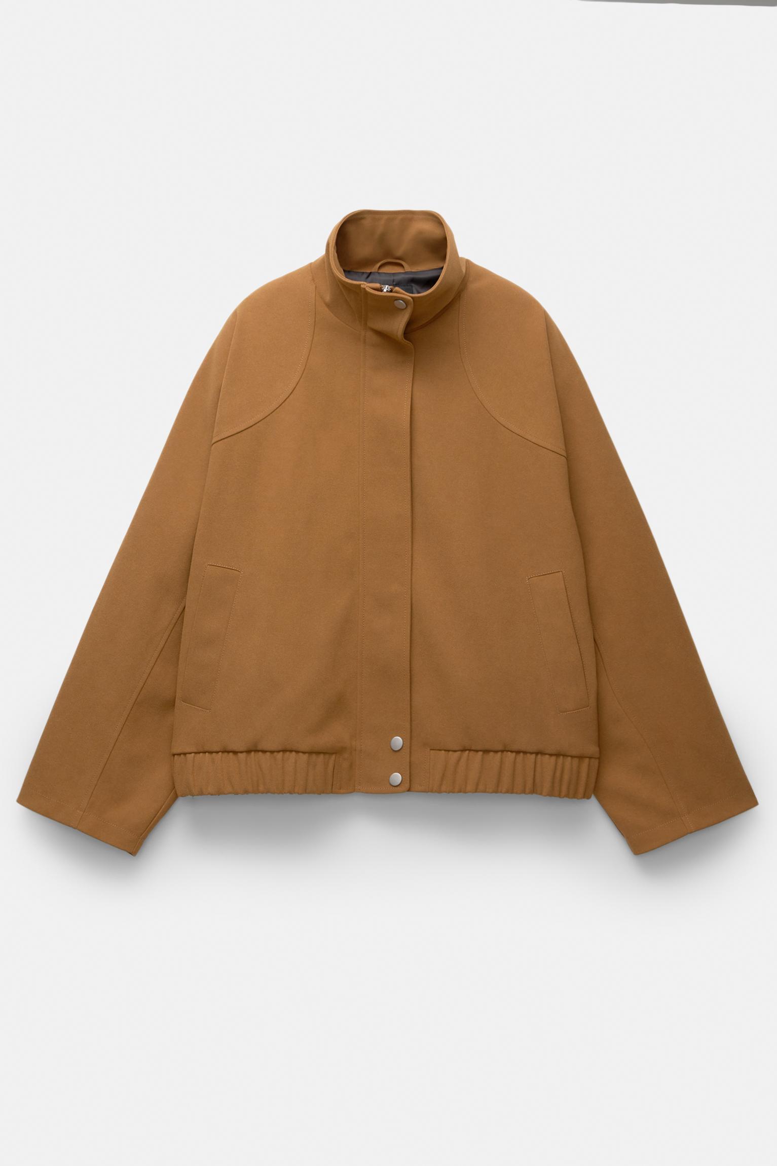 Flowing faux suede jacket Product Image